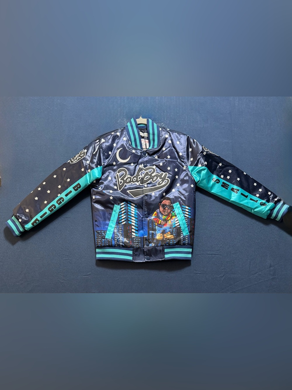 NWT Satin Size S Headgear Classics Bad Boy Jacket